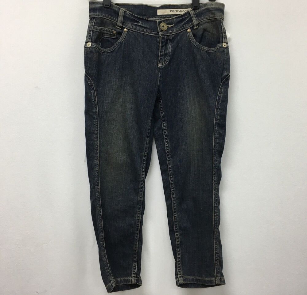 DKNY Jeans‎ Women's Pants 2 Petite 2P Blue Denim NWOT